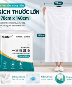 Khăn Tắm Dùng Một Lần Cao Cấp, Siêu Thấm Nước, Dày Dặn Kích Thước Lớn, Tiện Mang Theo Khi Du Lịch, Khách Sạn