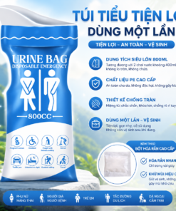 Túi Tiểu Tiện Lợi Dùng Một Lần 800ml, Túi Đựng Nước Tiểu Khẩn Cấp Cho Nam Nữ, Túi Nôn Khi Đi Xa, Du Lịch