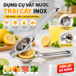 Dụng Cụ Vắt Nước Trái Cây Inox Cầm Tay, Kẹp Vắt Chanh Cam, Dụng Cụ Ép Nước Hoa Quả Thủ Công Cho Nhà Bếp, Quán Ăn