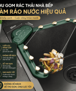 Giá Lưới Lọc Rác Bồn Rửa Chén Bát, Khay Lọc Rác, Lọc Thức Ăn Thừa Chống Tắc Nghẽn