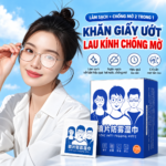 Khăn Ướt Lau Kính Chống Mờ 100 Miếng, Khăn Vệ Sinh Mắt Kính, Màn Hình Điện Thoại, Giấy Lau Tròng Kính Dùng Một Lần