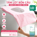 Miếng Lót Bồn Cầu Dùng Một Lần, Giấy Lót Bồn Cầu Chống Bẩn Chống Nước, Dùng Cho Khách Sạn, Du Lịch, Nhà Vệ Sinh Tiện Lợi