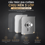Đinh Dán Tường Không Cần Khoan, Móc Dán Treo Tường Siêu Dính, Miếng Dán Thay Vít, Treo Tranh