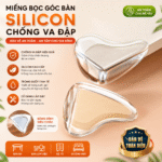 Miếng Bọc Góc Bàn Silicon Chống Va Đập, Bảo Vệ Góc Bàn Góc Tủ Góc Cửa Sổ, Chống Trầy Xước An Toàn