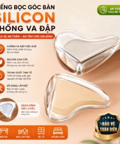 Miếng Bọc Góc Bàn Silicon Chống Va Đập, Bảo Vệ Góc Bàn Góc Tủ Góc Cửa Sổ, Chống Trầy Xước An Toàn