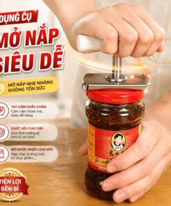 Dụng Cụ Mở Nắp Hũ Lọ Inox Trợ Lực Đa Năng Mở Nắp Chai Lọ Thủy Tinh Chống Trơn Tiết Kiệm Sức